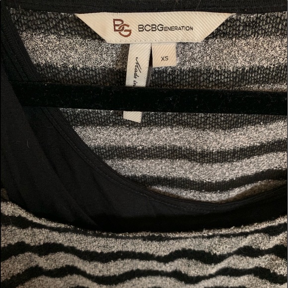 BCBG Generation off the shoulder sweater top dress - Picture 2 of 3